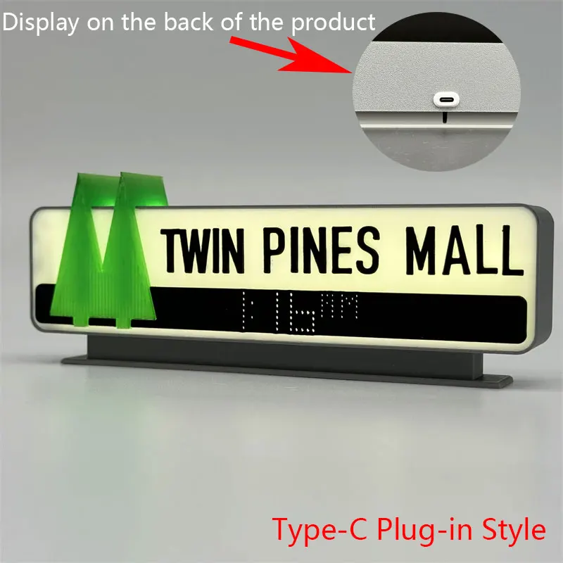 Classic 17CM Back to the Future The Sign of the Parking TWIN PINES