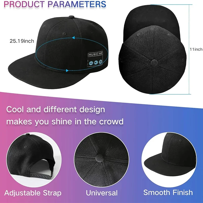 Wireless Bluetooth Music Cap With Speaker