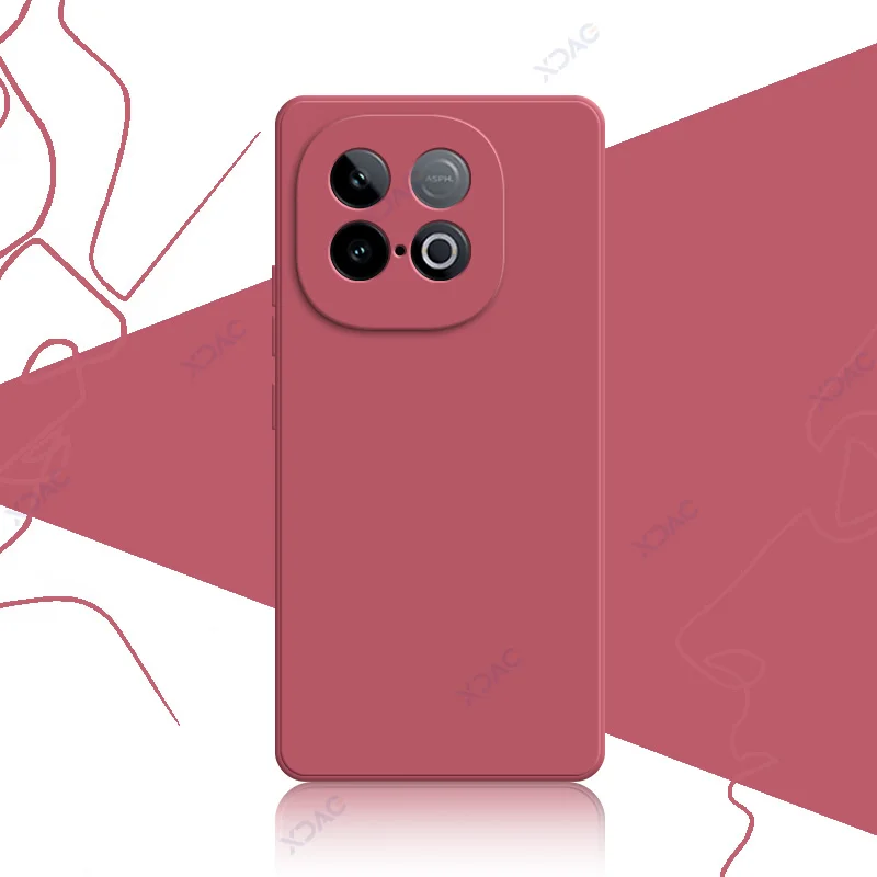 Luxurious Silicone Soft Back Cover with 360° Protection & Waterproof Design