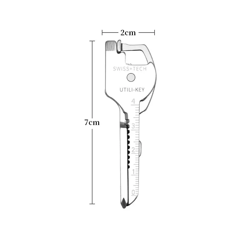 Enhanced Multi-Function Folding Tool Keychain