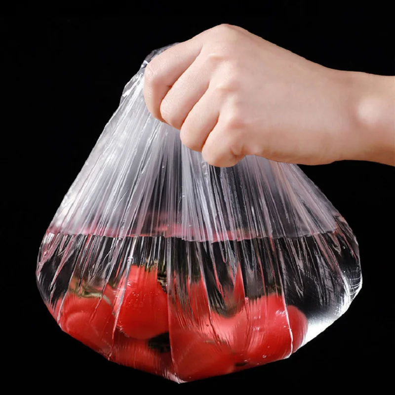 Disposable plastic wrap cover 1000 pieces for household vegetable covers fruit and vegetable plastic wrap cover food grade