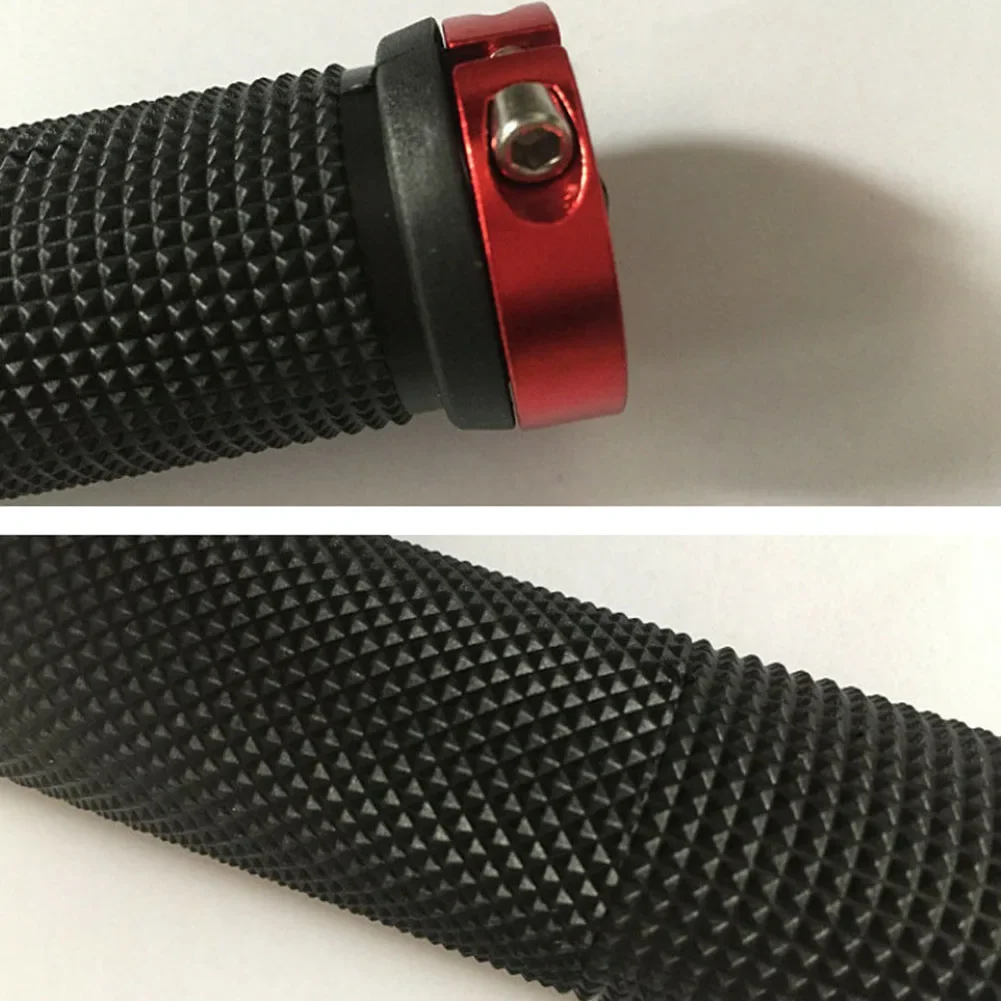 1 Paio Manopole Per Manubrio In Gomma Per Bicicletta MTB Manopole Per Bici Da Strada Di Montagna BMX Fixie Manopole Morbide Per Bici Accessori Per Parti Bici Antiurto - Foto 3