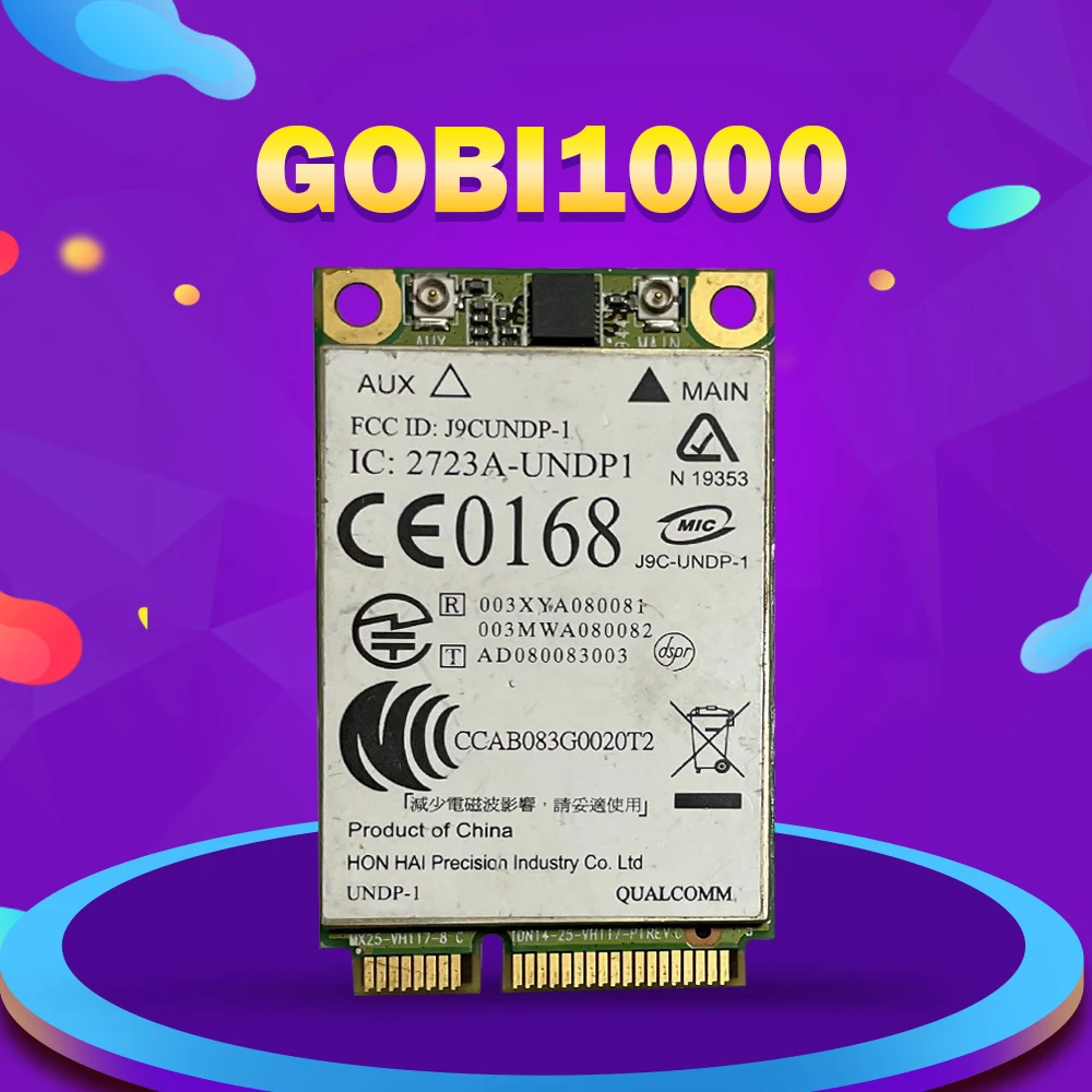 Мини-карта Sirra Qualcomm Gobi1000 UN2400 PCI-express 2G 3G HSDPA WCDMA WWAN Wi-Fi GPS | Компьютеры и офис
