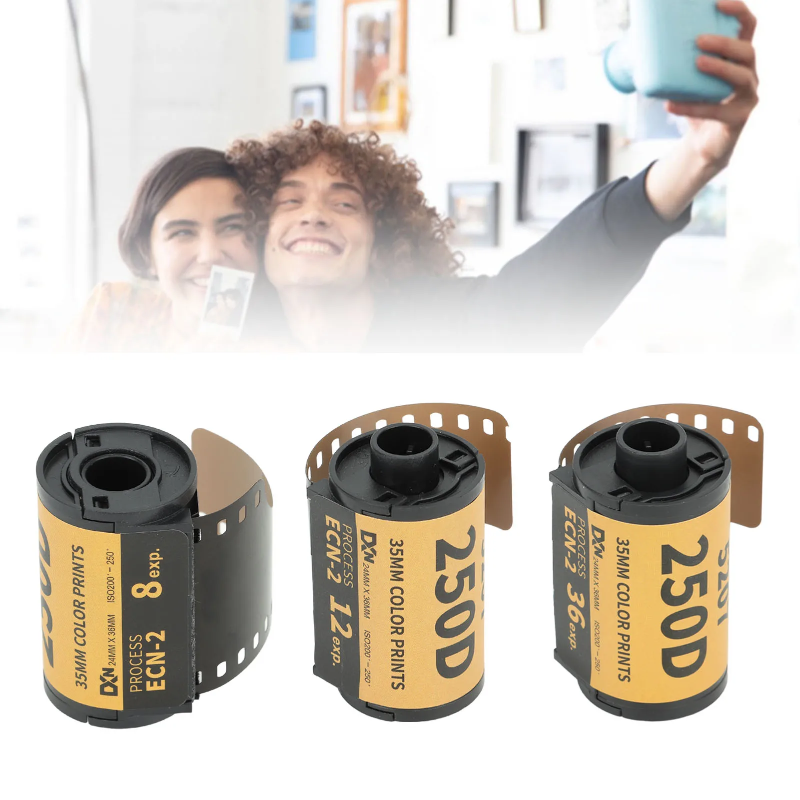 35mm Color Print Film Professional Wide Exposure Range ECN 2 Process Colour Print Camera Film for 135 Camera color print film