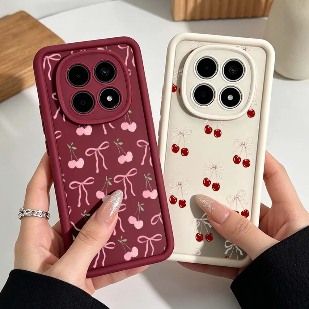 Elegant Cherry Pattern Ladder Phone Case Cover