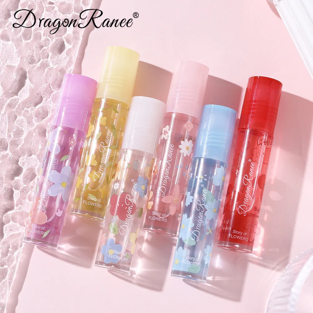 

Прозрачный Желейный блеск для губ, прозрачный лепесток, бальзам для губ, увлажняющий бесцветный кристаллический блеск для губ, масло для женских губ, Уход за губами