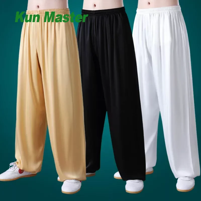 Acetate Summer Taiji Clothing  Taiji Pants Men's And Women's Clothing Martial Arts Training Pants Training Pants