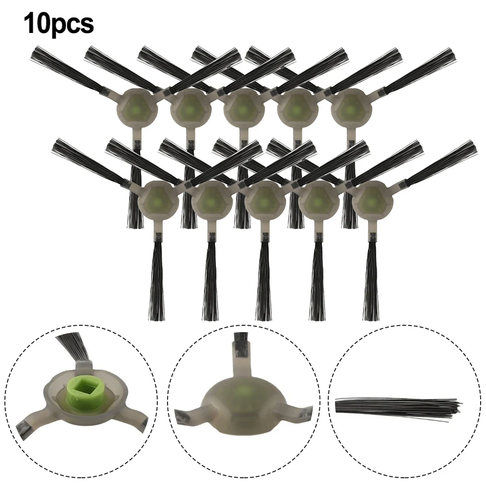 10pcs Side Brushes For Lefant M330/M330 Pro Robot Vacuum Cleaner Replacement Home Appliance Accessories