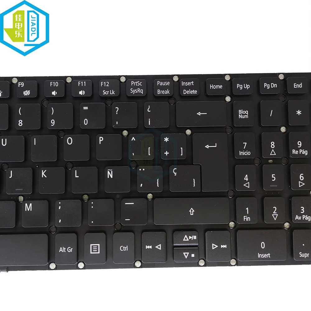Computador Portátil Backlit Teclado Espanhol para Acer Aspire A51551 A517-51 A71572 A715-71 A715-72g A717-72 Lv5p-a80bwl Espanha Caber Latim - Imagem 2