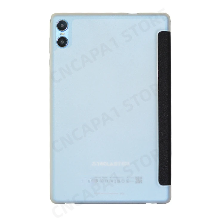 Tri-Folding Stand Tablet Folio PU Leather Cover with Soft TPU Back Shell, 10.1