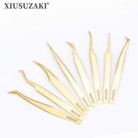 XIUSUZAKI Eyelashes Extensions Tweezers Makeup Tools High-precision Easy Fan Eyelashes Grafting for Volume Fans Makeup Tools 2