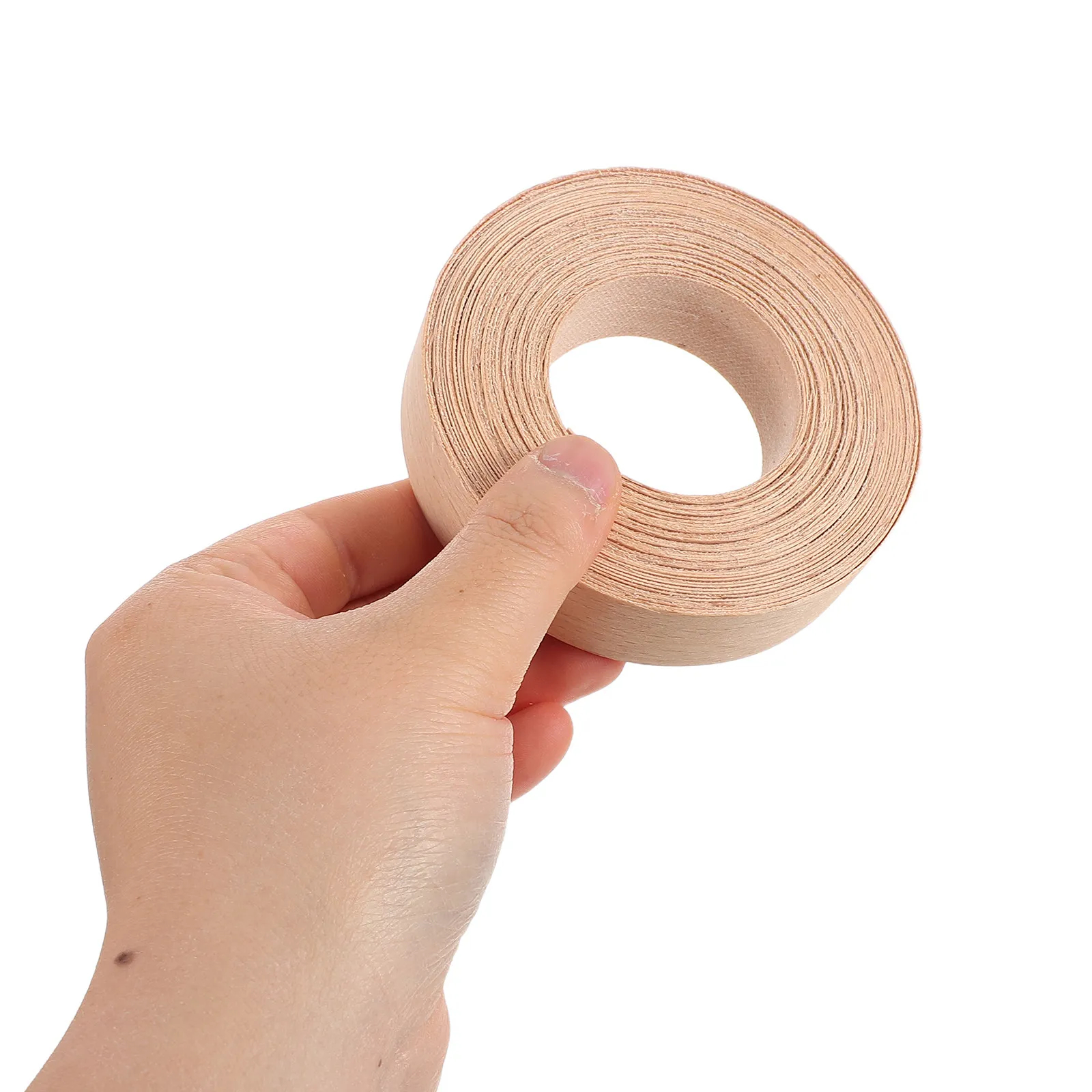 목재 엣지 밴딩 스트립 두꺼운 유연한 엣지 밴딩 스트립 롤 (옷장 문, 캐비닛 모서리 및 DIY 리노베이션 프로젝트용)