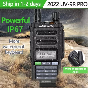 2022 New Baofeng UV-9R Pro Waterproof IP67 Walkie Talkie High Power CB Ham UHF VHF Long Range UV-9R Plus Two Way Radio 1
