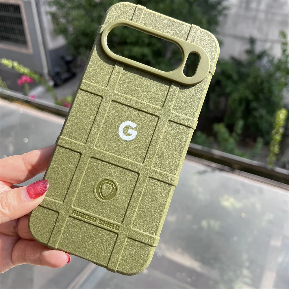 Enhanced Military-Grade Shockproof Silicone Protective Case - Matte Rubber Anti-Drop Cover