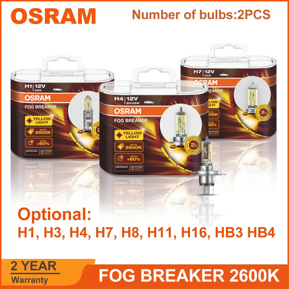OSRAM-FOG-BREAKER-H1-H3-H4-H7-H8-H11-H16-9005-9006-12V-2600K-Headlight ...