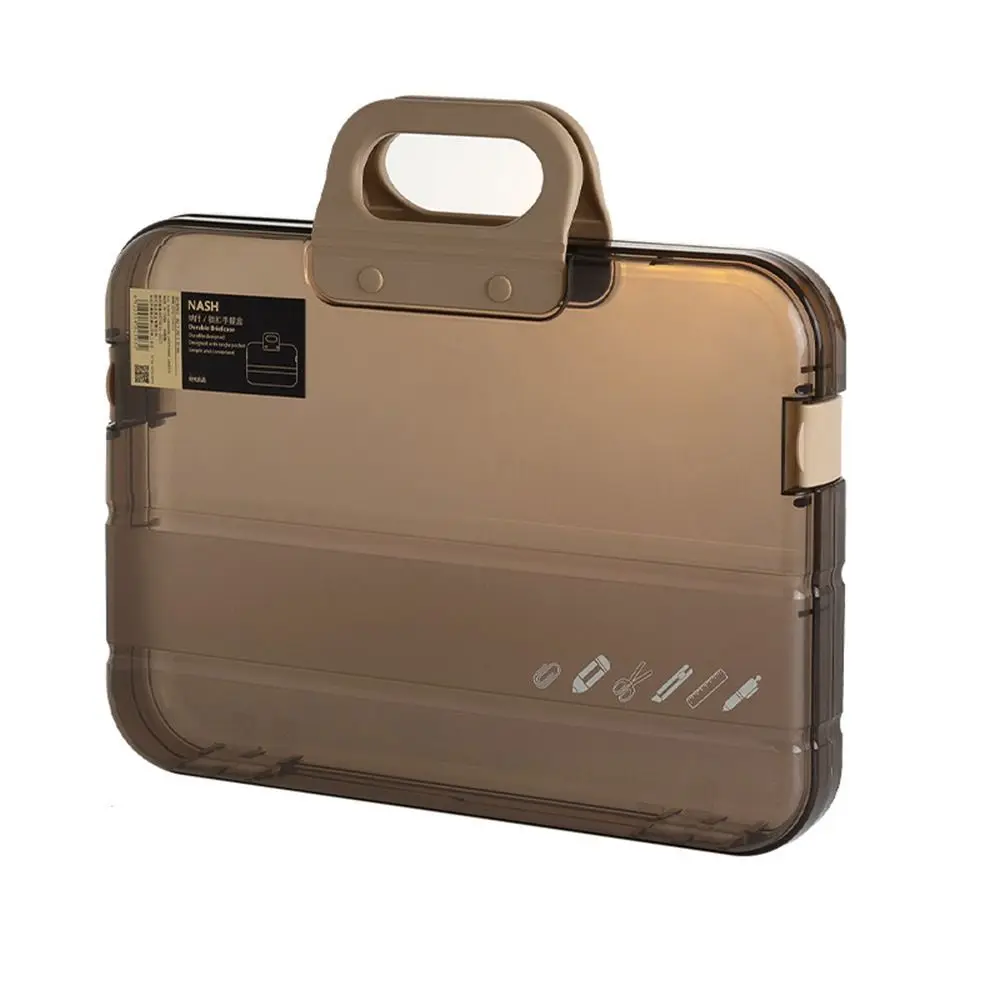 Houder Kantoor School Fotokaarten Certificaten Opbergdoos Document Opbergdoos Classificatie Map A4 Bestandsorganizer Box