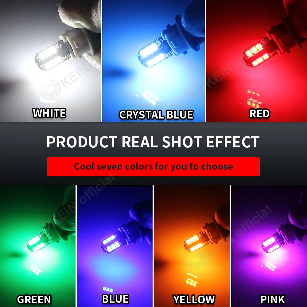 KEIN 6x CANBUS T10 WY5W W5W LED ���� 194 �ڵ��� ����, ���� ���� ��ȣ��, 24SMD ���� ���̵� ��Ŀ �� ��ȣ ����, 12V