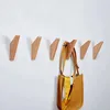 1/4pcs Natural Wood Wall Hooks Decorative Key Hook Clothes Hat Scarf Handbag Hanger Hook Kitchen Bathroom Organizer Decor Hook 4