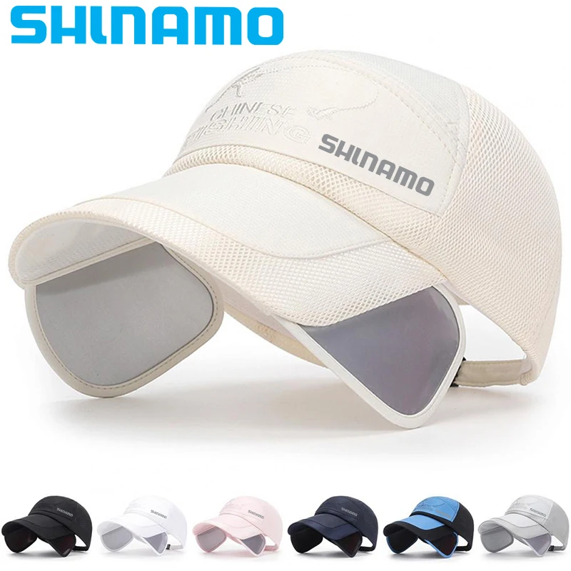 

Fisherman's Fishing Cap Adjustable Extended Brim UV Protection Embroidered Summer Outdoor Cycling Sports Sun Visor Baseball Cap