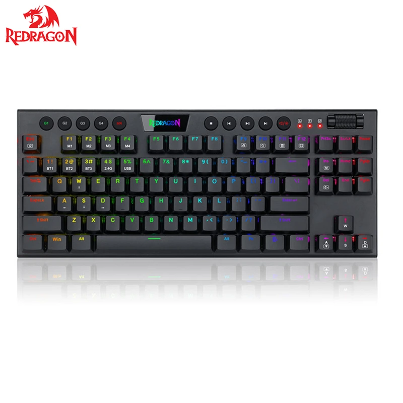 Silent Low Profile Switch|redragon K621 Horus Wireless