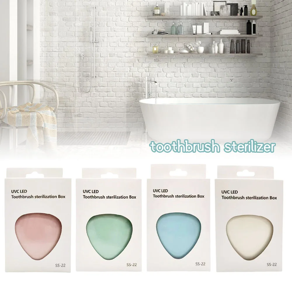 Toothbrush sterilizer UV sanitizer box toothbrush UV sterilizer box travel toothbrush holder