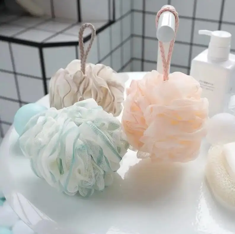 Bath Ball Soft Comfortable multi color summer shower sponge ball