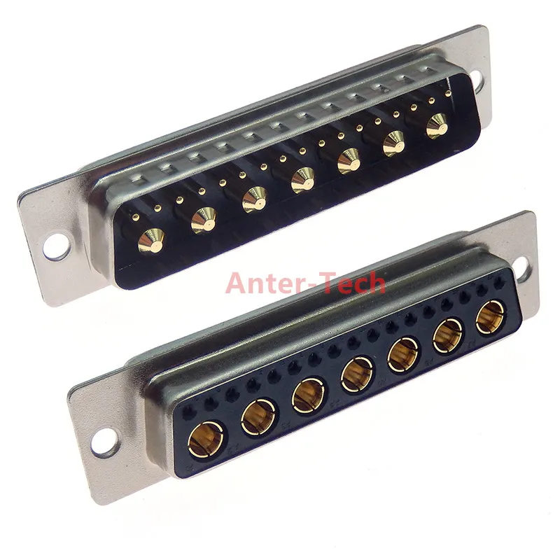 D-sub High Current Connector 3w3 Female Terminal Gold Plated Pin Db