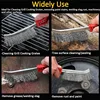 Steel Wire Brush/Wooden Metal Rust Removal Roller Brush Polishing Barbecue Cleaning Brush Suitable for Cleaning Barbecue Grilles 6