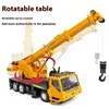 1:24 8ch Rc Crane Truck Transportation Engineering Vehicle Oversize Simulate Car Boy Model Outdoor Toy Gift Construction Car 3