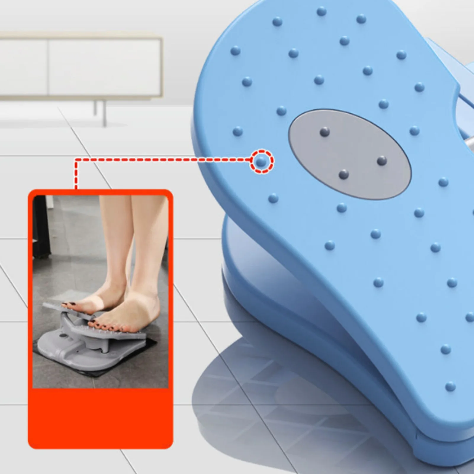 Mini Stepper Arco-Íris para Alongamento de Pernas, Compacto e Dobrável, Stepper para Exercícios Aeróbicos e Alongamento de Panturrilhas 5