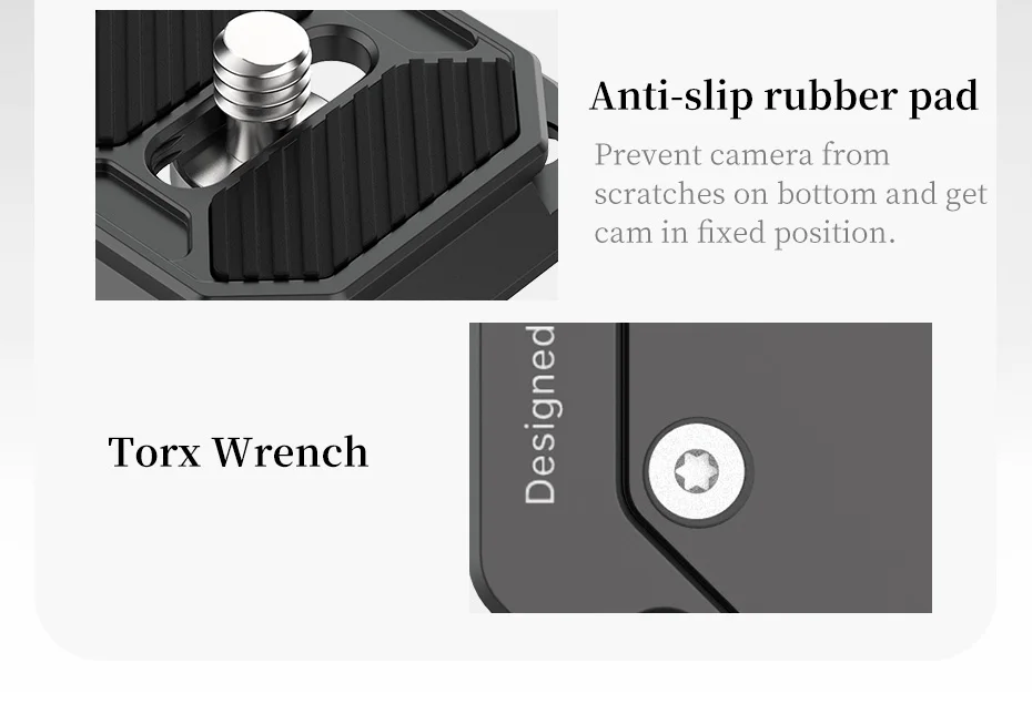 F38 Non-slip Multi-hole Quick Release Base for F38 Tripod 3364 3301