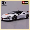 Bburago 1:18 Ferrari Sf90 Xx Stradale Bianco Car Model Alloy Miniature Diecast Model Ferrari Sports Car Model Toy Gift 1