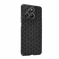 Magnetic Carbon Fiber Striped Pattern Hard Case with Magsafe Compatibility - Motorola Edge 70 Ultra (HO1)