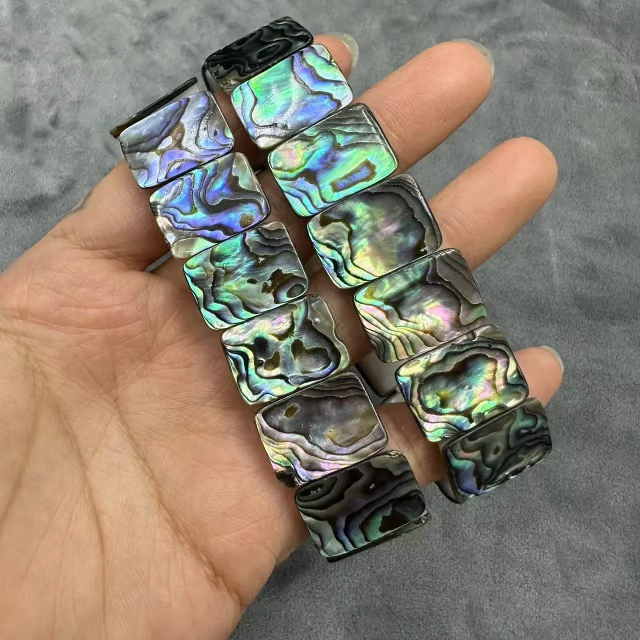 AAA Natürlicher Roter Jaspis Stein Verschiedene Größen Armband Natürlicher Edelstein Armreif DIY Schmuck für Frau für Paar Geschenk Großhandel! – Detail 4