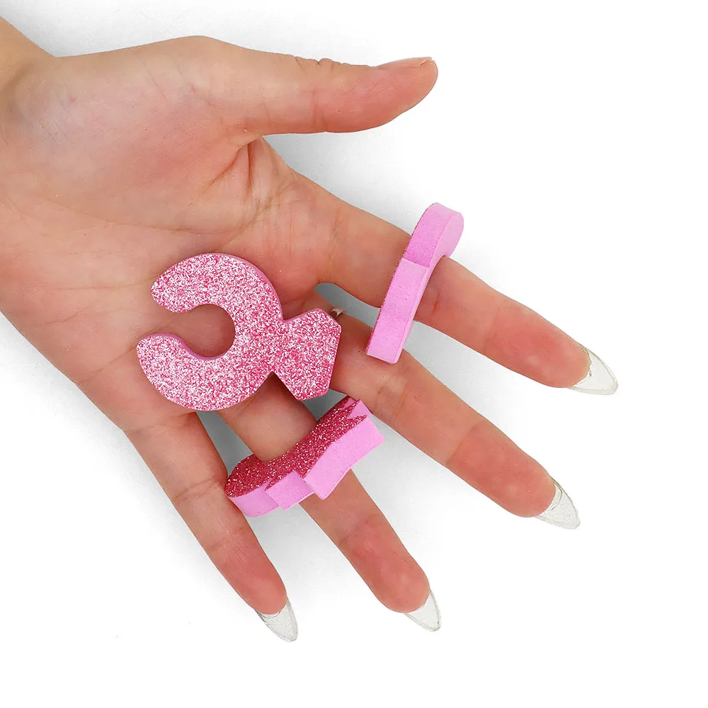 500Pcs Individual Pedicure Toe Separators Soft Foam Nail Supplies For Professional Toe Spacers Comfortable Finger Nail Art Tools