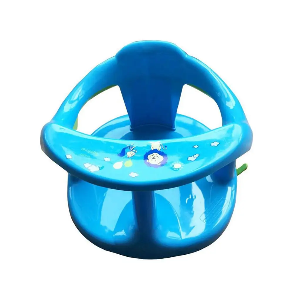 Foldable Baby Bath Seat Backrest Support 4PCS Suction Cups Stable Sit-up Children Bathing Seat Home Furniture