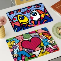 Britto Quick Drying Dish Mat Printed Kitchen Non-slip Coffee Cup Pad Drain Mats Dinnerware Cup Bottle Placemat 1