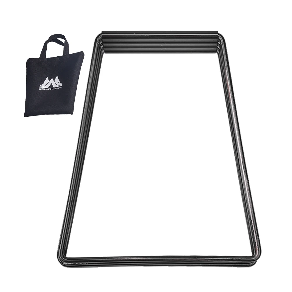 1/2pcs Camping faltbarer Metallst änder Aluminium legierung Kühlbox Ständer Container halter Regal Eisbox halter Outdoor Camping Versorgung – Detail 12