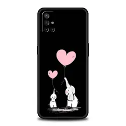 Couple Style Cartoon Phone Case - Black Cover for Nord N100 (A1)