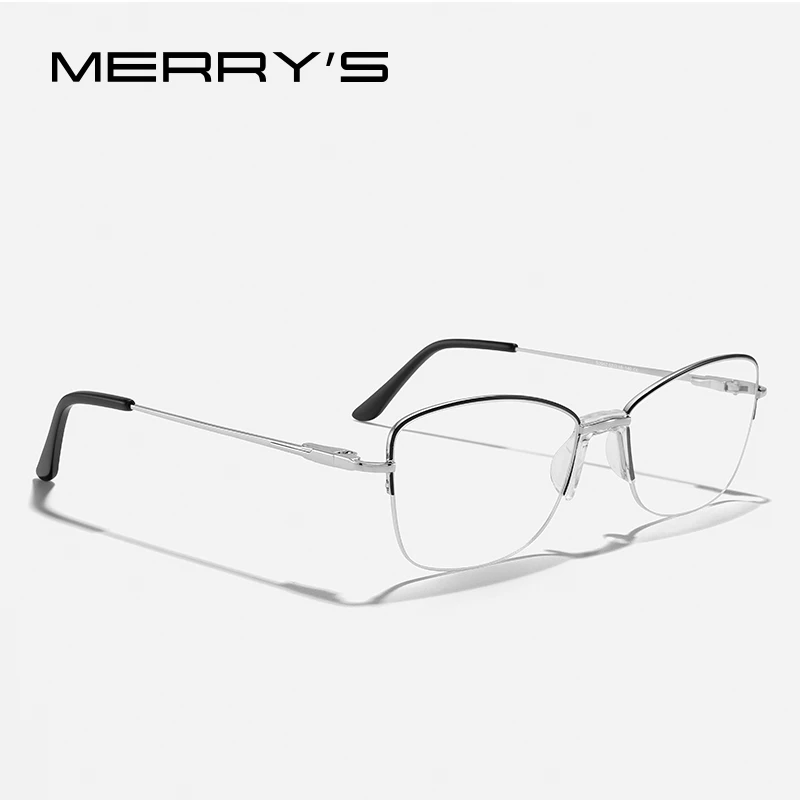 

MERRYS DESIGN Women Classic Retro Half Glasses Frame Oval Fashion Glasses Myopia Prescription Eyeglasses S2967