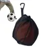 Single Ball Bag Mesh Bag For Transporting Single Volleyball Basketball Football Volleyball Bag Mesh Handbag Ball Bag Clip On 1