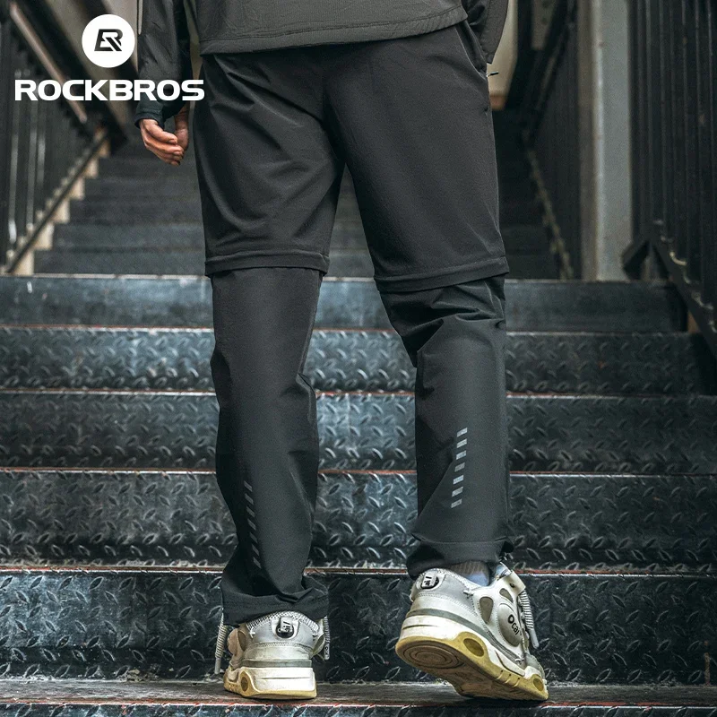 

ROCKBROS Cycling Pants Light Comfortable Spring Summer Breathable Mtb Bicycle Pants High Elasticity Two In One Detachable Pants