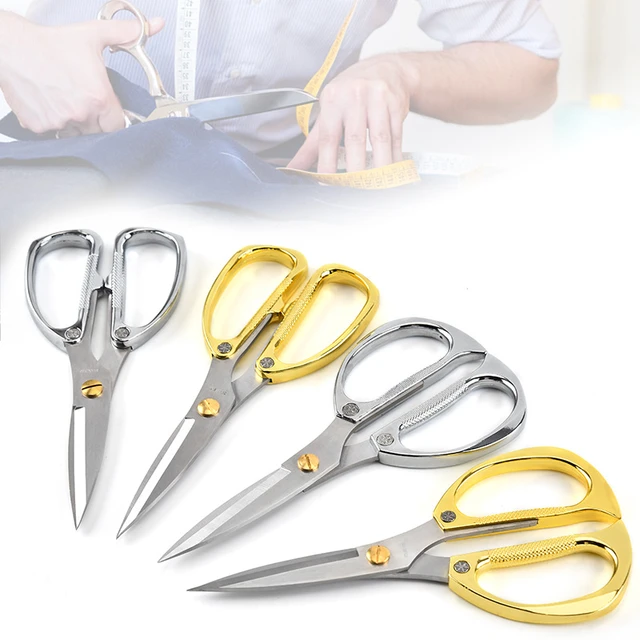 Stainless Steel Kitchen Scissors  Golden Kitchen Accessories - Strong  Scissors Home - Aliexpress