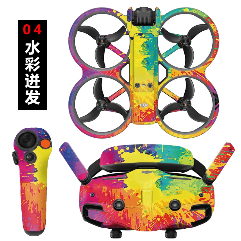 For DJI Avata 2 Stickers Cool Skins for Goggles 3 Glasses Protection Cover AVATA 2 Accessories