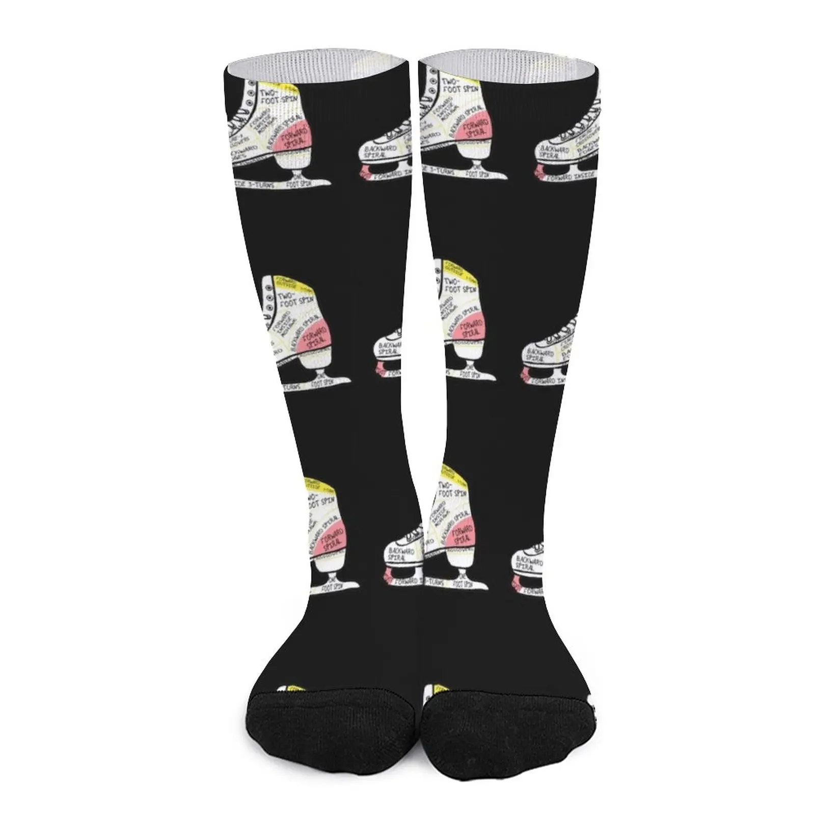 

Обувь для фигурного катания на коньках, потрясающий уникальный подарок для катания на коньках, атлетов, любителей катания на коньках, скейтборде, возлюбленных, детей, женщин, подростков, носки для мальчиков