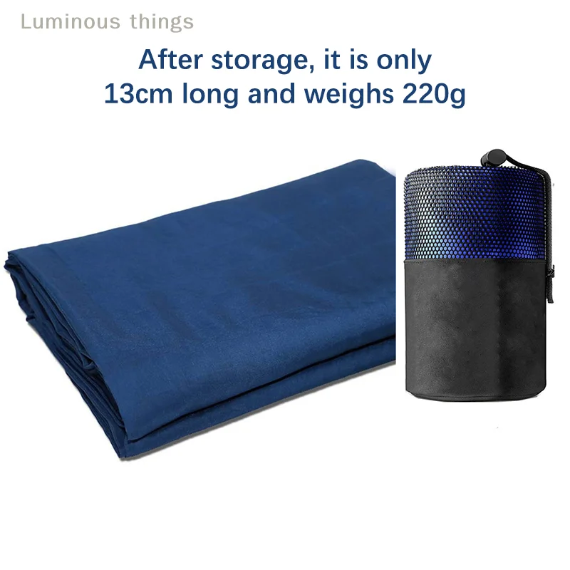 Sleeping Bag Liner Silk Soft with Pillow Pocket Portable Lightweight Camping Travel Sheet for Hotels