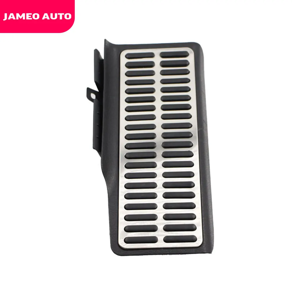 Jameo Auto Stainless Steel Car Fuel Gas Pedal Pads Foot Rest Pedals Covers for Volkswagen Vw New Jetta MK6 LHD Car Styling