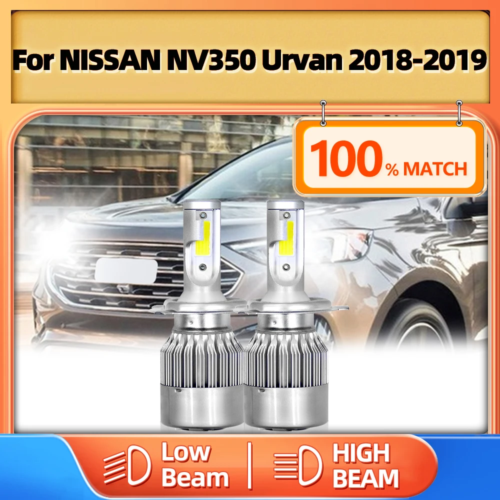 

Canbus LED Headlight Bulbs 120W 20000LM CSP Chip Auto Lamps 12V 6000K White Turbo Car Lights For NISSAN NV350 Urvan 2018 2019