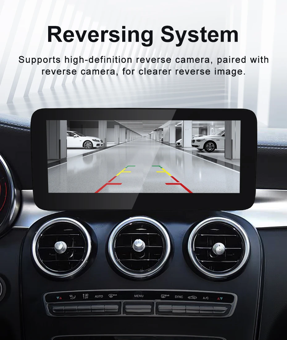 Android14 Car Multimedia Wireless AUTO CarPlay 12.3inch Screen For Mercedes Benz