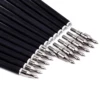 LAIXING 12PCS Carbon Arrow 30 Inch Spine 500 with Replaceable Arrowhead for Compound/Recurve Bow Archery Hunting Targeting 5